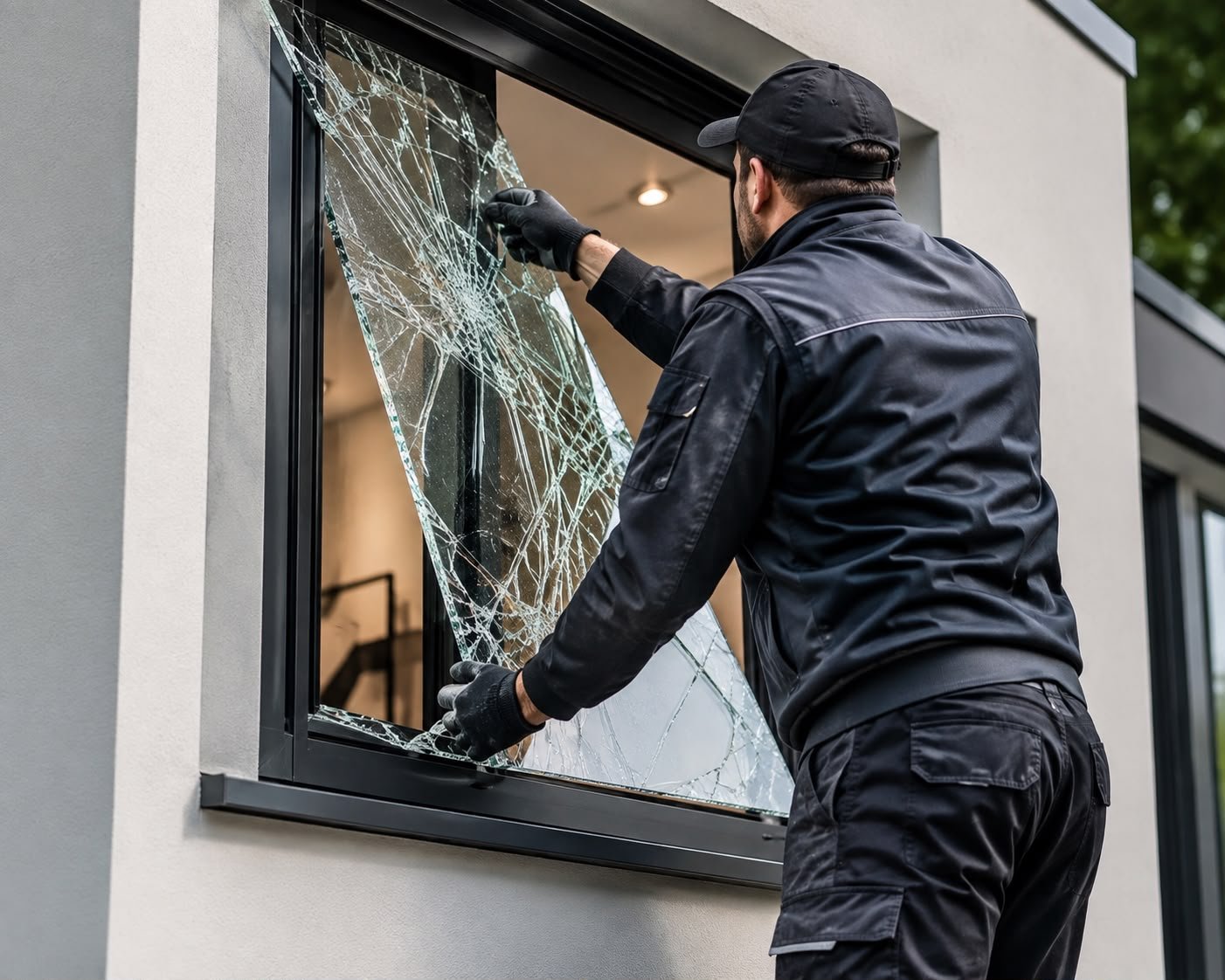 Broken Window Glass Replacement glass 4